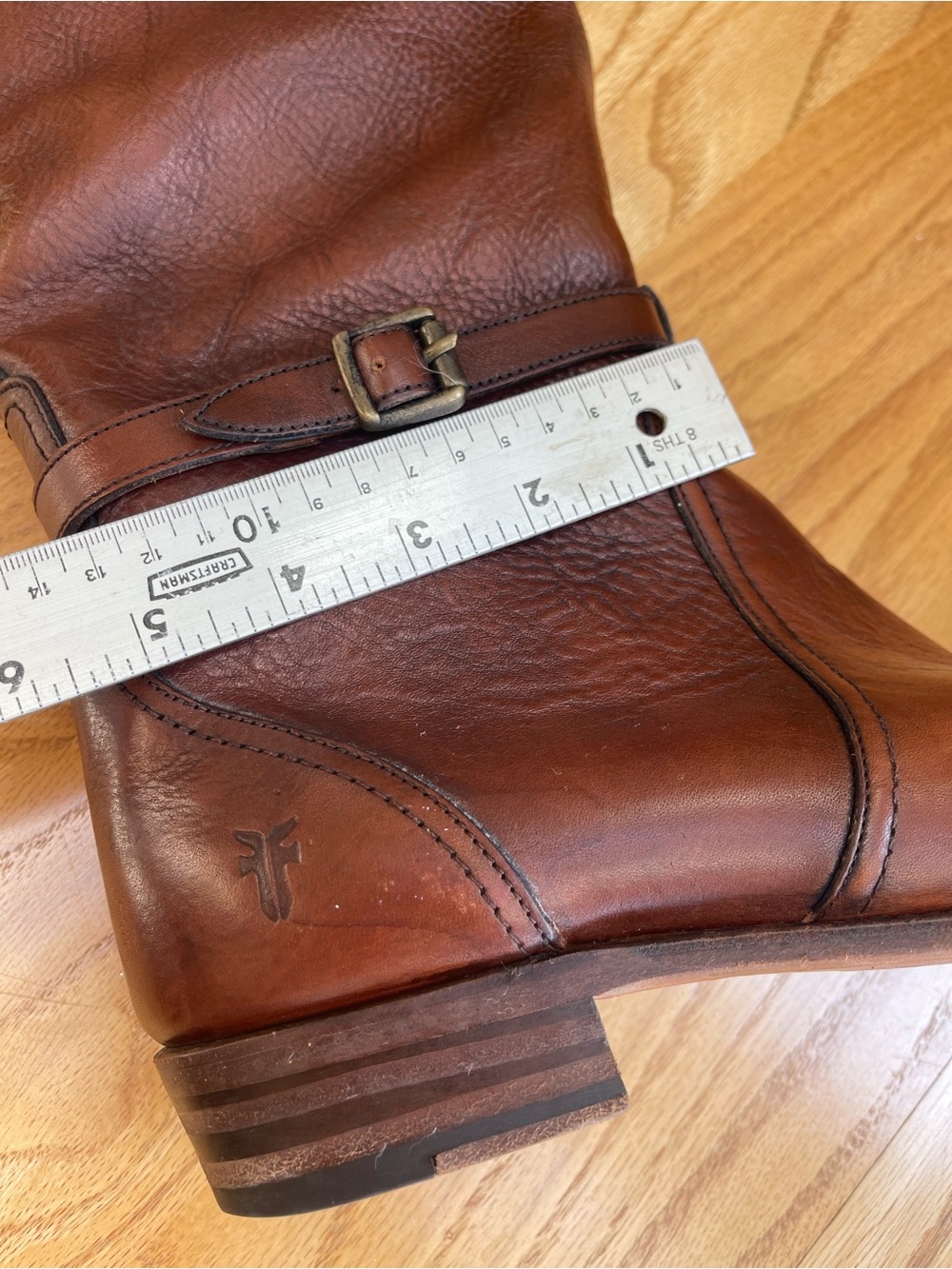 Frye Leather Knee-High Heeled Boots - Picture 7 of 16
